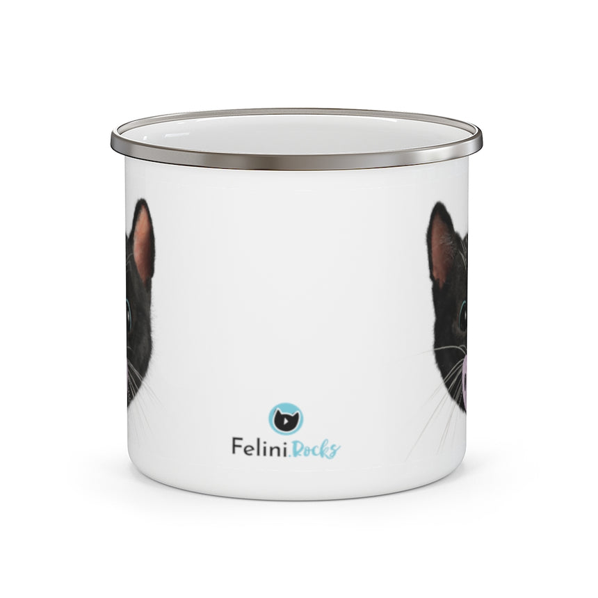 Felini Kitty Emojis | Enamel Camping Mugs