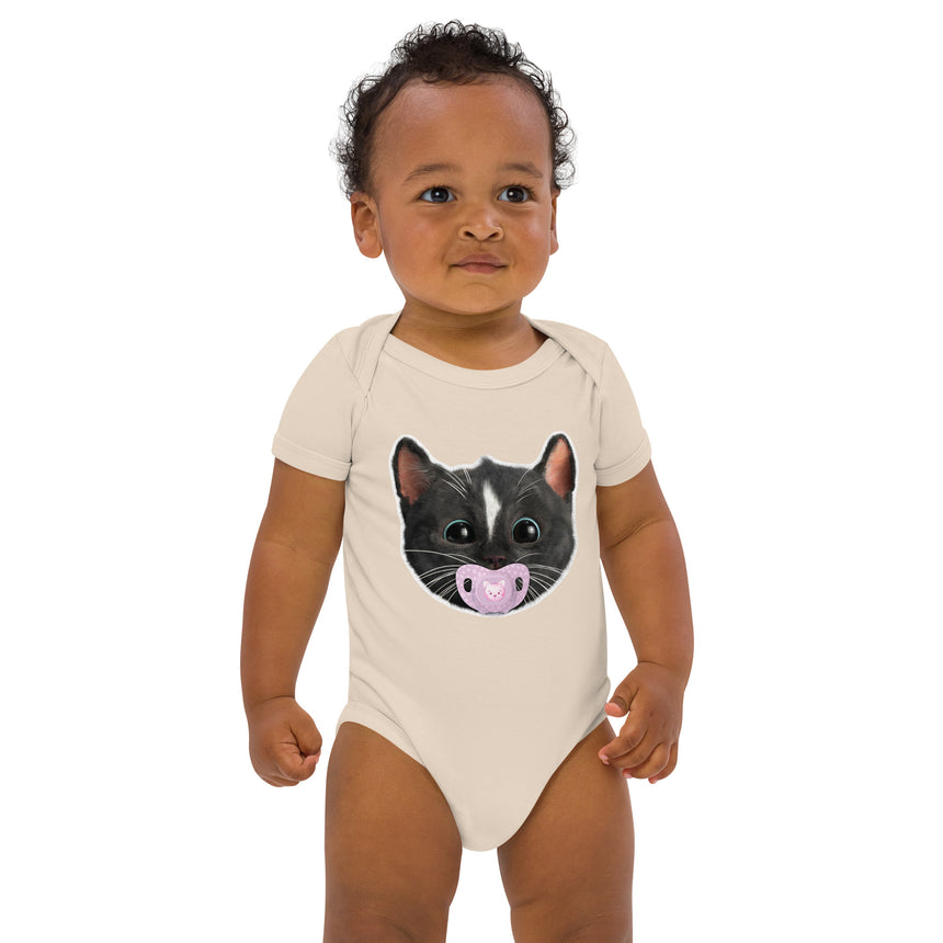 Felini Baby Kitten - Organic cotton baby bodysuit